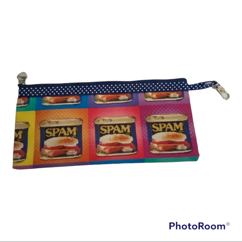 Spam Zipper Small Pouch